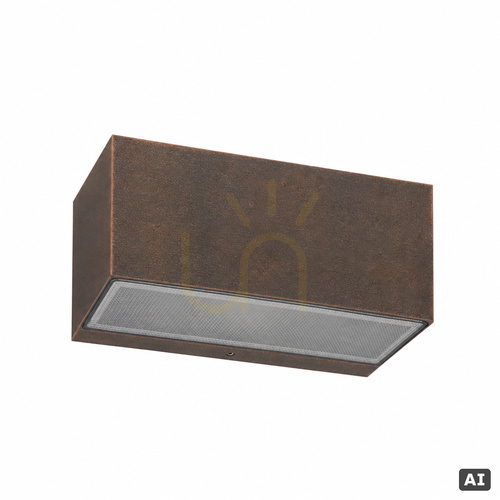 Prüfen Asker Big Pro 5087BC Außenwandleuchte, Schwarz mit Kupferpatina, LED 10,2 W 4000 K DALI2 NORLYS