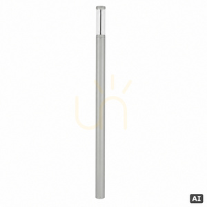 Gartenmastleuchte NORLYS Egersund Park Pro 6112AL hellgrau RAL 9006, LED 23,9 W 4000 K DALI2, 250 cm small 0