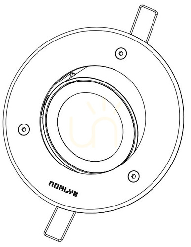 Prüfen Moss 6355AL Silber LED NORLYS Einbau-Wandleuchte