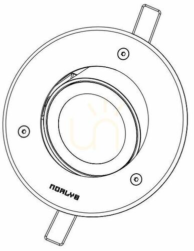 Prüfen Moss 6379AL Silber LED NORLYS Wand-Einbauleuchte