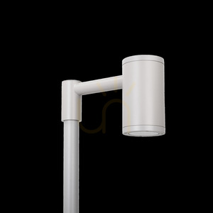 NORLYS Mora 6461AL Mastaufsatzleuchte LED 4000 K, hellgrau RAL 9006, für Mast Ø60 small 1