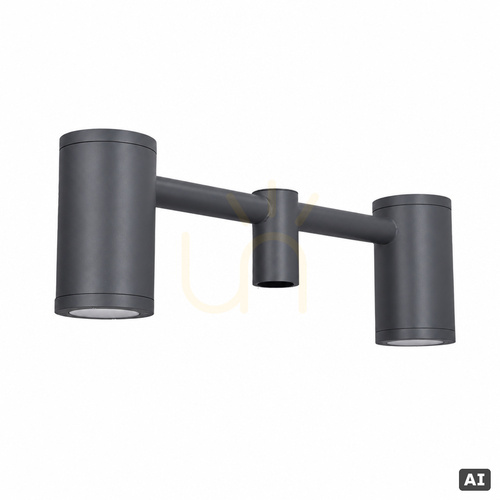 Prüfen Zweiarmige Mastaufsatzleuchte NORLYS Mora 6467GR graphit RAL 7016, LED 33,5 W 4000 K, DALI2 (ohne Mast)