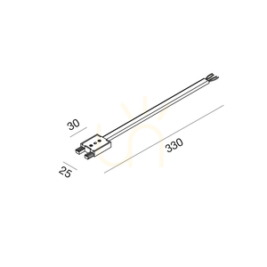 GBIGR1 Sammelschienenverbinder, schwarz, Gea Luce small 1