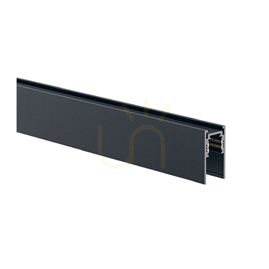 GBIN13 Șină magnetică subțire, 3 m, negru, Gea Luce