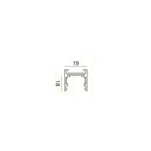 Gea Luce GBIN40 Aufbaustromschiene 48 V, 1,5 m, Gold matt small 2