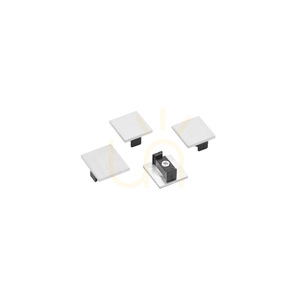 Endkappen für Lichtschienen Gea Luce GBIT10 – satinweiß, 4er-Set small 0