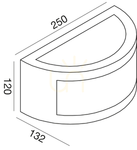 GES141 Wandleuchte „Graphite“ für den Außenbereich von Gea Luce, IP54 small 1