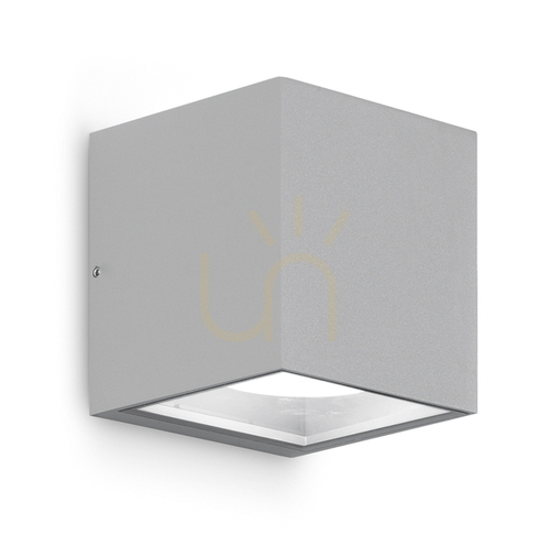 Prüfen GES171 Silver Gea Luce Außenwandleuchte, IP54