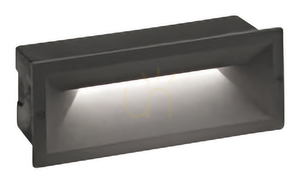 Einbau-Stufenleuchte Gea Luce GES350 Graphit LED 13 W 1200 lm 4000 K IP65 small 0