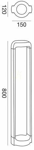 Prüfen GES452C Gea Luce IP65-Lichtmast