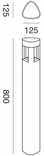 Prüfen Gea Luce GES481 Außenpollerleuchte silbergrau GX53 IP54