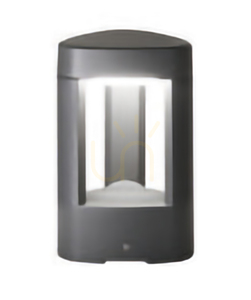 GES493 Graphite Gea Luce IP54 Lichtmast small 0