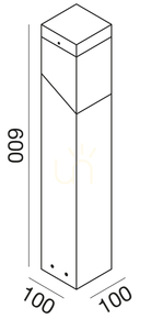 GES600 Weißer Gea Luce IP44-Lichtmast small 1