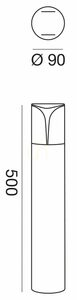 GES731 Graphite Gea Luce Lichtmast, IP44 small 1