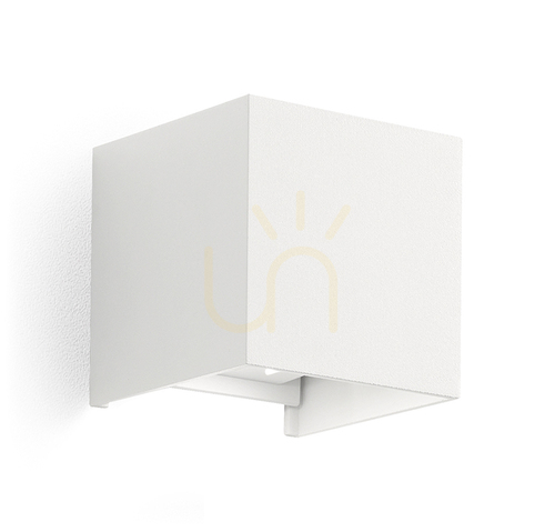 Prüfen GES860C Weiße Gea Luce Außenwandleuchte, IP54