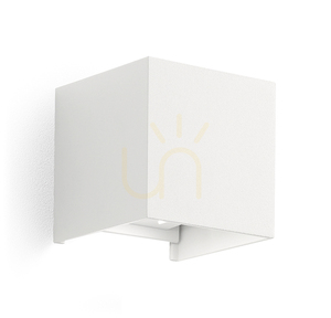 GES860C Weiße Gea Luce Außenwandleuchte, IP54 small 0