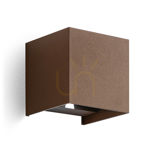 Prüfen GES864N Außenwandleuchte, braun, Gea Luce, IP54