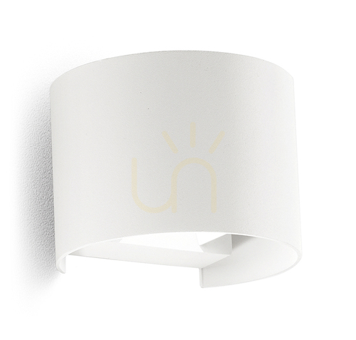 Prüfen GES870C Weiße Wandleuchte „Gea Luce“ für den Außenbereich, IP54