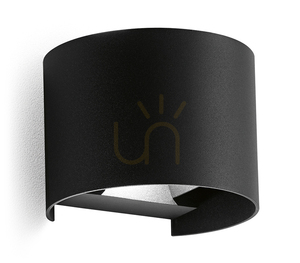 Gea Luce GES873C LED-Außenwandleuchte, mattschwarz, IP54 small 0