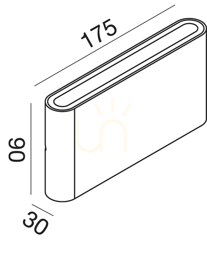 Prüfen Außenwandleuchte GES880C weiß matt, LED 2 x 6 W 3000 K, Up-Down, IP54