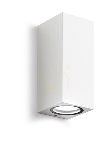 Prüfen GES913 Weiße Wandleuchte „Gea Luce“ für den Außenbereich, IP44