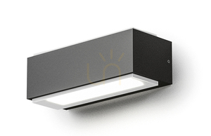 Gea Luce GES960 Außenwandleuchte, graphitgrau, IP65 small 0