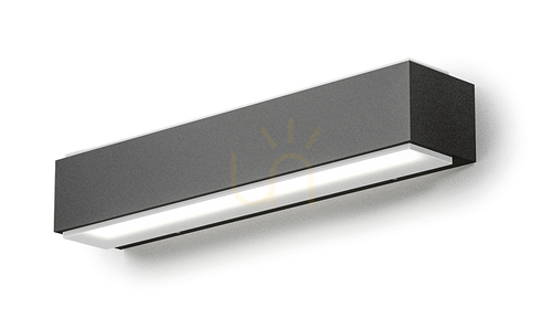 Prüfen LED-Außenwandleuchte GES963 graphitgrau Gea Luce 20 W IP65