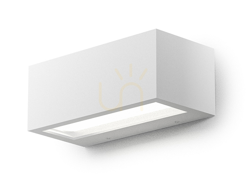 Prüfen GES971C Weiße Gea Luce Außenwandleuchte, IP65