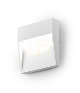 Weiße LED-Stufenleuchte zur Aufbaumontage Gea Luce GES981C 3 W 3000 K IP65 small 0
