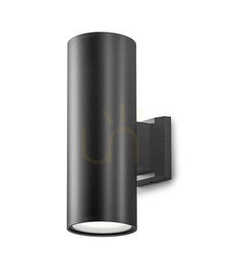 GES1006 Graphite Gea Luce Außenwandleuchte, IP65 small 0