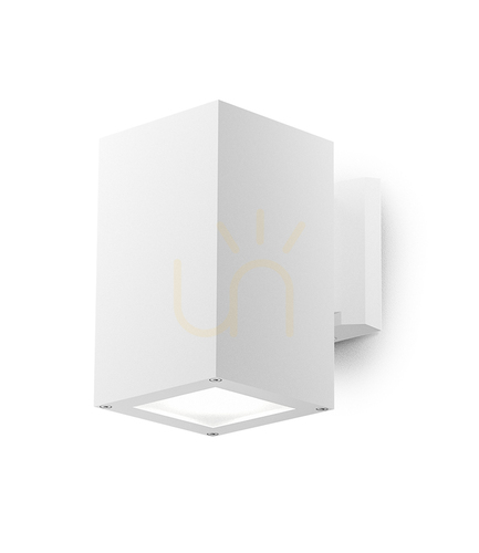 Prüfen GES1014 Weiße Wandleuchte „Gea Luce“ für den Außenbereich, IP65