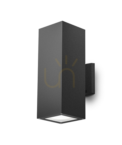 Prüfen GES1016 Graphite Gea Luce Außenwandleuchte, IP65