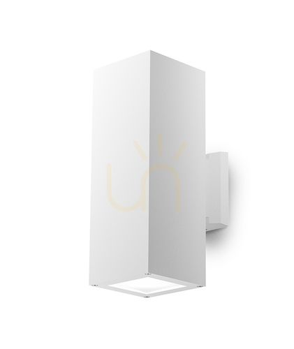 Prüfen GES1017 Weiße Gea Luce Außenwandleuchte, IP65