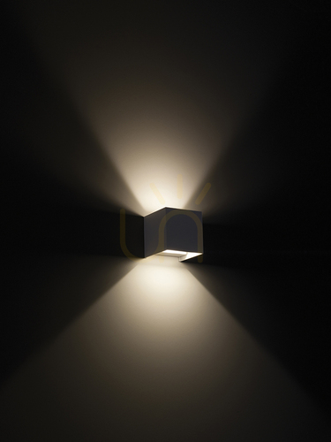 Prüfen GES1020 Weiße Gea Luce Außenwandleuchte, IP65
