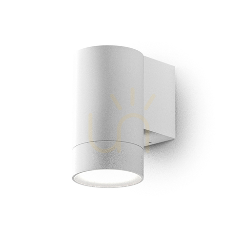 Prüfen Gea Luce GES1060 Außenwandleuchte, Weiß, GU10, IP54, Ø6,4 cm