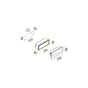 GES2001N Gea Luce IP65 Treppenbeleuchtung small 1