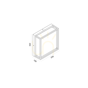 GES2091 Graphite Gea Luce Deckenleuchte für den Außenbereich, IP65 small 1