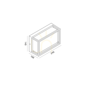 GES2100 Weiße Gea Luce Deckenleuchte für den Außenbereich, IP65 small 1