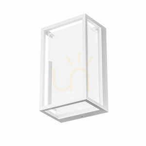 GES2100 Weiße Gea Luce Deckenleuchte für den Außenbereich, IP65 small 0