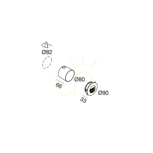 Prüfen GES2110C Weiße Gea Luce-Treppenbeleuchtung, IP65