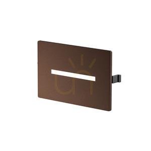 LED-Wandeinbauleuchte Gea Luce GES2142 braun 3 W CCT IP54 für Treppen small 0