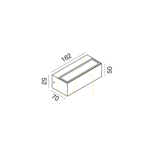 Prüfen GES2241 Anthrazit Gea Luce Außenwandleuchte, IP65