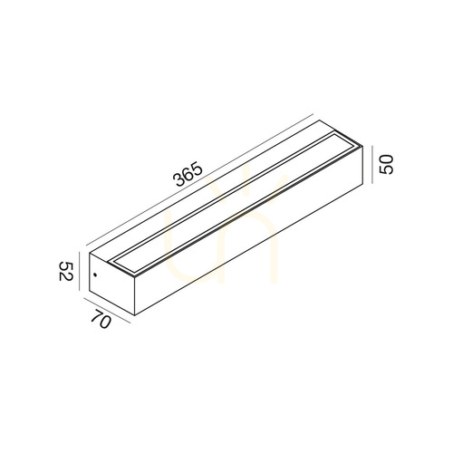 Prüfen GES2247 Anthrazit Gea Luce Außenwandleuchte, IP65