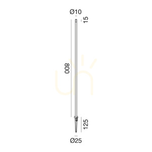 GES2414C Anthrazitfarbener Lichtmast von Gea Luce, IP65 small 1