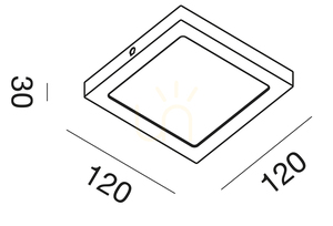GFA763C Weiße Deckenleuchte von Gea Luce small 1