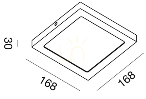 GFA764C Weiße Deckenleuchte von Gea Luce small 1