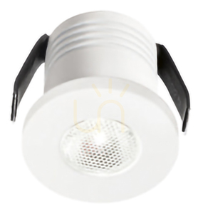 LED-Einbaustrahler Gea Luce GFA901C mattweiß 3 W 3000 K small 0