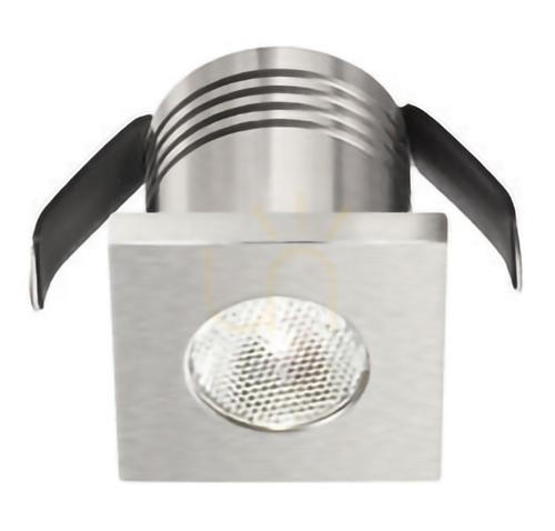 Prüfen Gea Luce GFA902C Einbauleuchte Nickel LED 3 W 3000 K