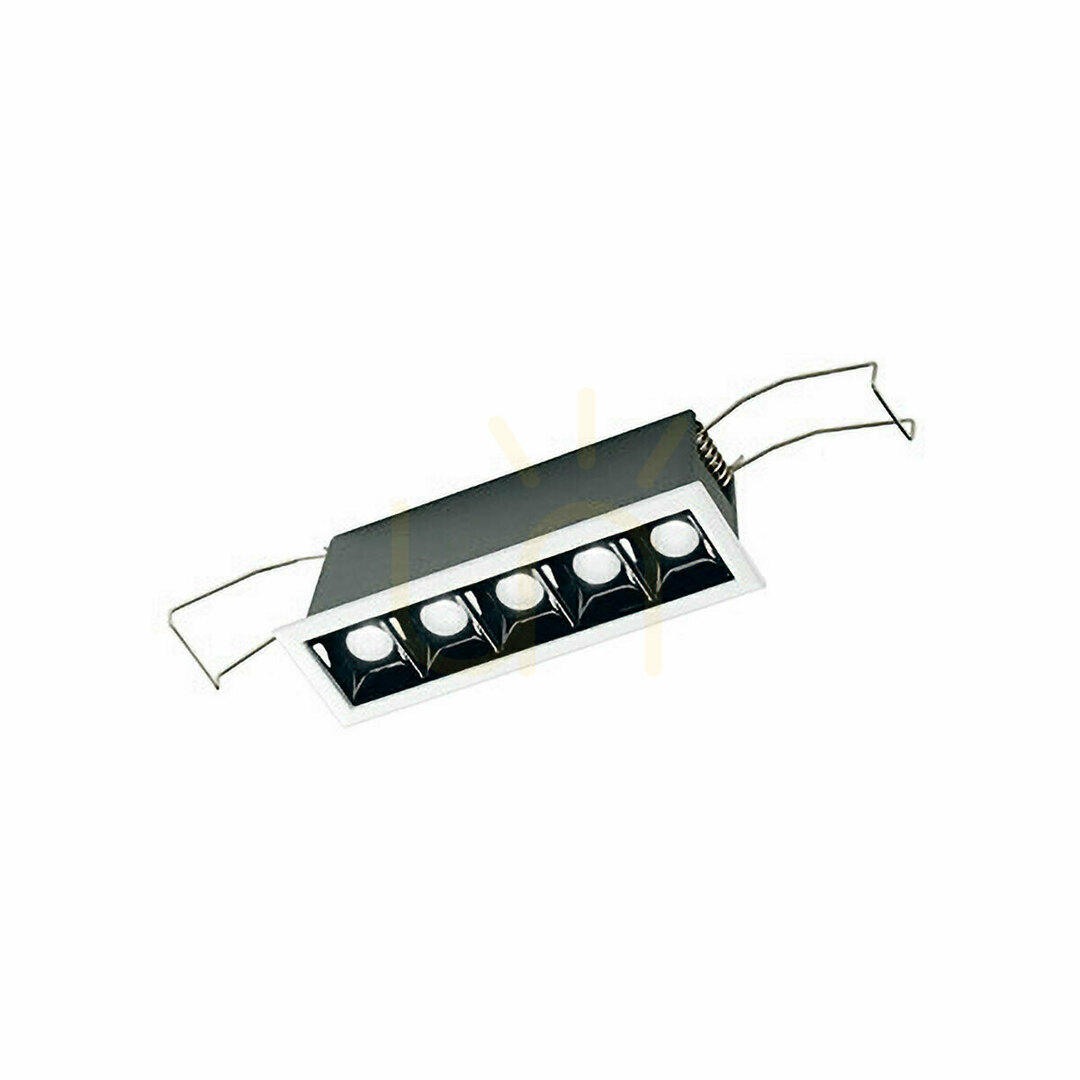 Prüfen 5-flammige Einbauleuchte GFA1120N Gea Luce, weiß, LED 10 W 5-flammige Einbauleuchte GFA1120N Gea Luce, weiß, LED 10 W