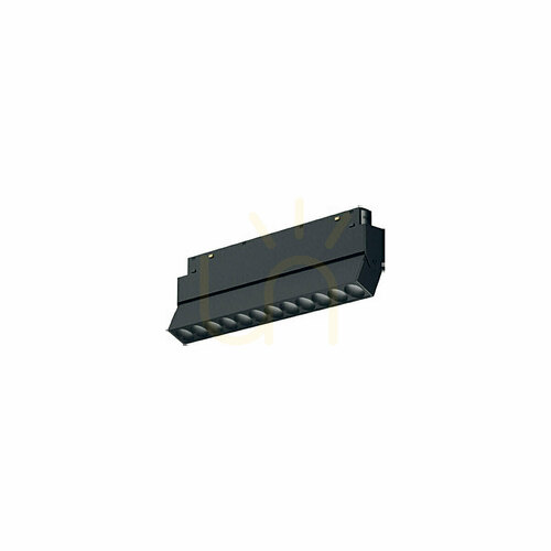 Prüfen Schwarze magnetische LED-Schienenleuchte GFA1310 12 W Gea Luce